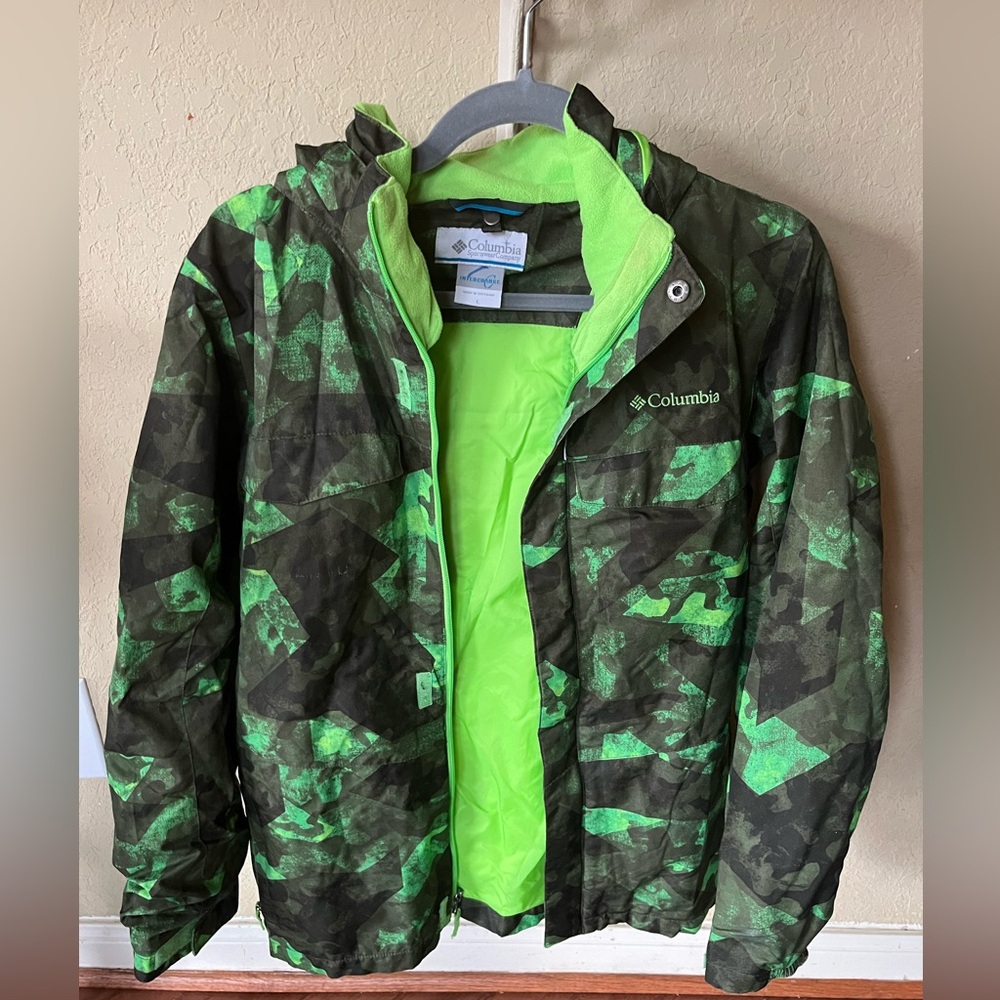 Boys Columbia Interchange Jacket size L